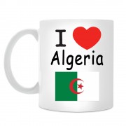 Кружка I love Algeria (Я люблю Алжир)