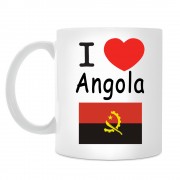 Кружка I love Angola (Я люблю Анголу)