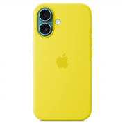Силиконовый чехол iPhone 16 Желтый