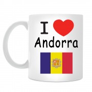 Кружка I love Andorra (Я люблю Андорру)