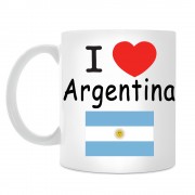 Кружка I love Argentina (Я люблю Аргентину)