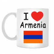 Кружка I love Armenia (Я люблю Армению)
