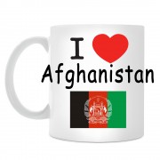 Кружка I love Afghanistan (Я люблю Афганистан)