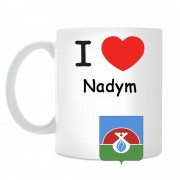 Кружка I love Надым