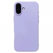 Силиконовый чехол iPhone 16 Светло-фиолетовый