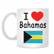 Кружка I love Bahamas (Я люблю Багамы)