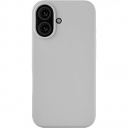 Силиконовый чехол iPhone 16 Светло-серый