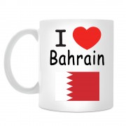 Кружка I love Bahrain (Я люблю Бахрейн)