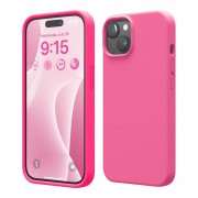 Силиконовый чехол iPhone 13 Фуксия