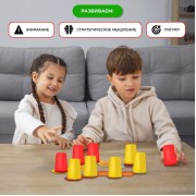 Настольная игра «Прыгучий стакан», 2 игрока, 7+