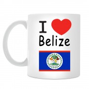 Кружка I love Belize (Я люблю Белиз)