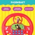 Руль музыкальный «Ademar», звук, красный Руль музыкальный «Ademar», звук, красный
