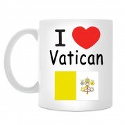 Кружка I love Vatican (Я люблю Ватикан)