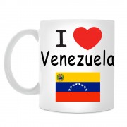 Кружка I love Venezuela (Я люблю Венесуэлу)