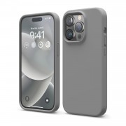 Силиконовый чехол Apple iPhone 12 Pro темно-серый