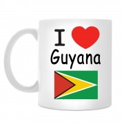 Кружка I love Guyana (Я люблю Гайану)