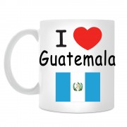 Кружка I love Guatemala (Я люблю Гватемалу)