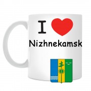 Кружка I love Нижнекамск