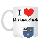 Кружка I love Нижнеудинск