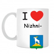 Кружка I love Нижние Серги