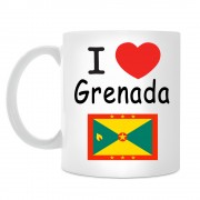 Кружка I love Grenada (Я люблю Гренаду)