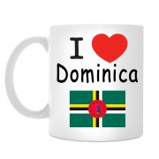 Кружка I love Dominica (Я люблю Доминику)