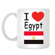 Кружка I love Egypt (Я люблю Египет)