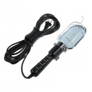 Светильник переносной светодиодный Luazon Lighting с выключателем, 10 Вт, 24 LED, 10 м, чёрный