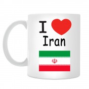 Кружка I love Iran (Я люблю Иран)