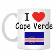 Кружка I love Cape Verde (Я люблю Кабо-Верде)