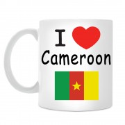 Кружка I love Cameroon (Я люблю Камерун)