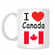 Кружка I love Canada (Я люблю Канаду)