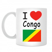 Кружка I love Congo (Я люблю Конго)