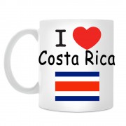 Кружка I love Costa Rica (Я люблю Коста-Рику)