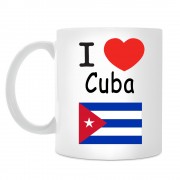 Кружка I love Cuba (Я люблю Кубу)