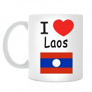Кружка I love Laos (Я люблю Лаос)