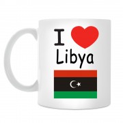 Кружка I love Libya (Я люблю Ливию)