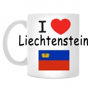 Кружка I love Liechtenstein (Я люблю Лихтенштейн)