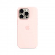 силиконовый чехол iphone 15 Пудровый