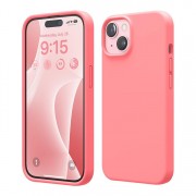 Силиконовый чехол iPhone 14 Розовый