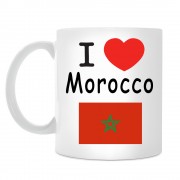 Кружка I love Morocco (Я люблю Марокко)