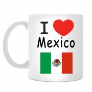 Кружка I love Mexico (Я люблю Мексику)