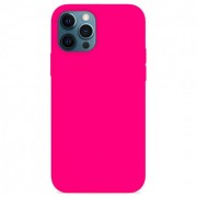 Силиконовый чехол iPhone 15 Фуксия