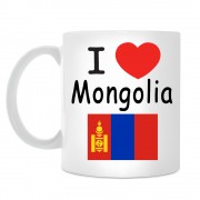 Кружка I love Mongolia (Я люблю Монголию)