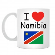 Кружка I love Namibia (Я люблю Намибию)