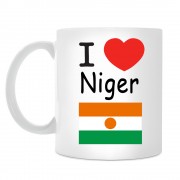 Кружка I love Niger (Я люблю Нигер)