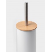 Ёршик для унитаза SAVANNA BAMBOO, 9.5×38 см, белый