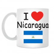 Кружка I love Nicaragua (Я люблю Никарагуа)