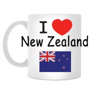 Кружка I love New Zealand (Я люблю Новую Зеландию)