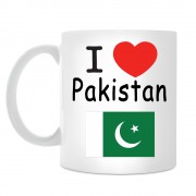 Кружка I love Pakistan (Я люблю Пакистан)
